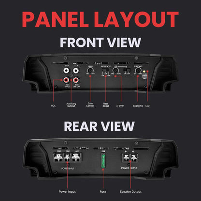 product image number 2 for Lanzar Mono-Block Mosfet Amplifier
