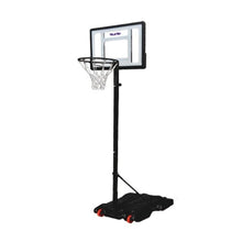 Hurtle 7-Foot Basketball Hoop - Height Adjustable Portable Junior Basketball Goal System For Kids And Teens, Indoor/Outdoor Driveway Hoop With Sturdy Base, Shatterproof Backboard, And Easy-Move Wheels (Clear)