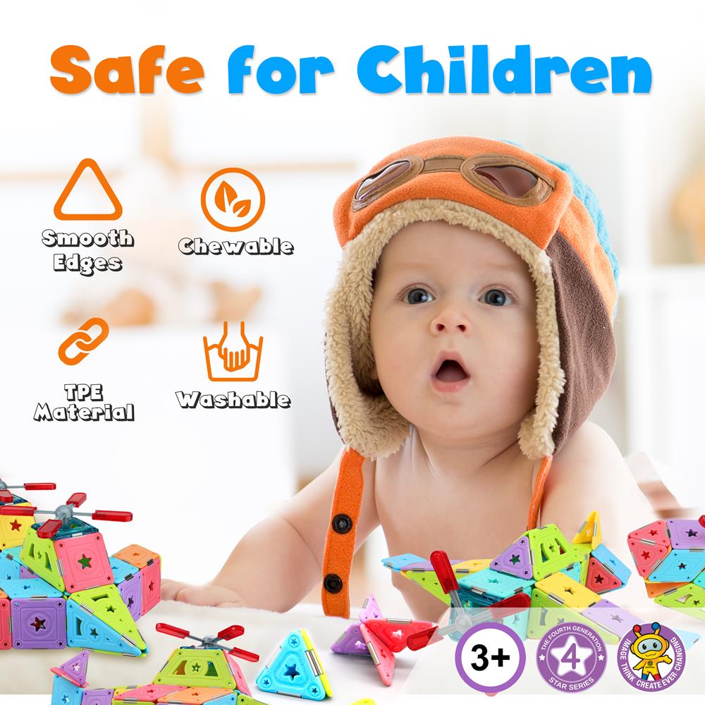 product image number 2 for Hurtle Magnetic Building Blocks