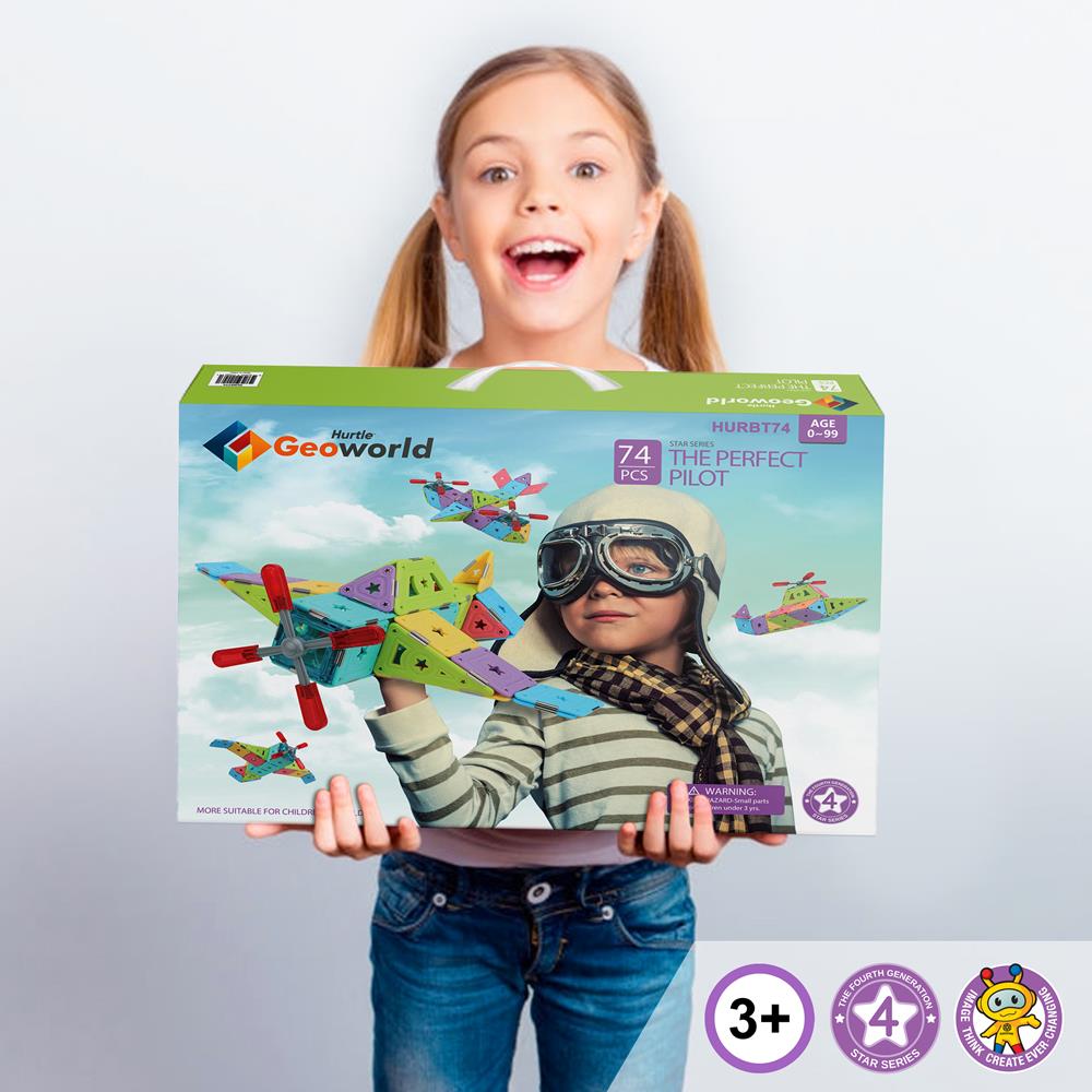 product image number 6 for Hurtle Magnetic Building Blocks