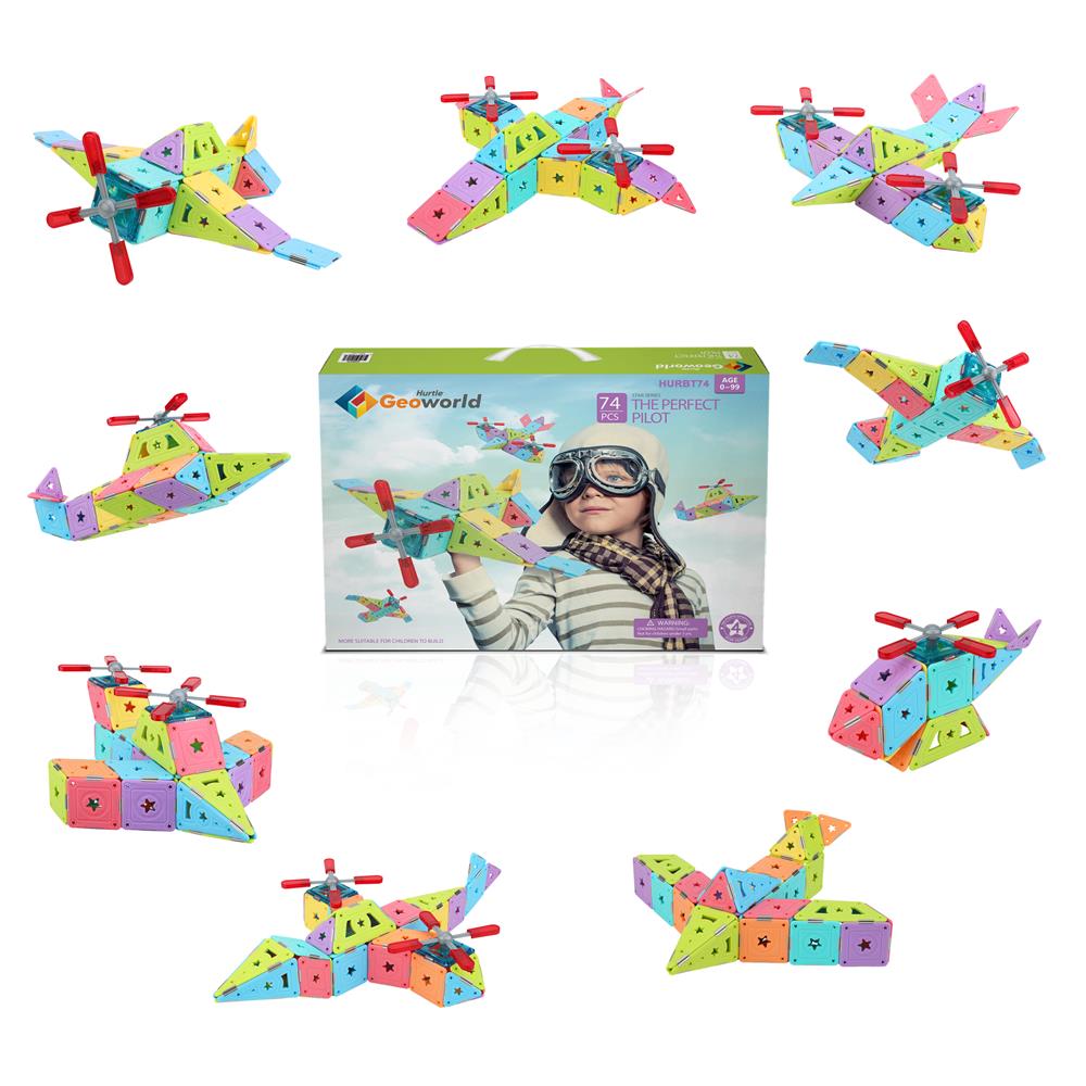 product image number 7 for Hurtle Magnetic Building Blocks