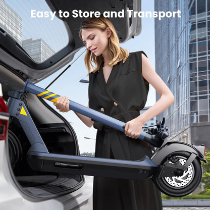 Electric Scooter Long-Range 10" Pneumatic Tire Foldable for Adults