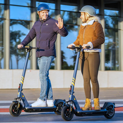 Electric Scooter Long-Range 10" Pneumatic Tire Foldable for Adults