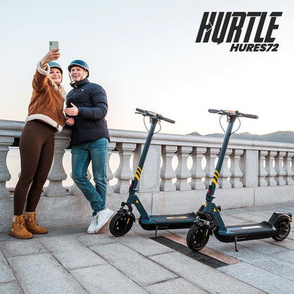 Electric Scooter Long-Range 10" Pneumatic Tire Foldable for Adults
