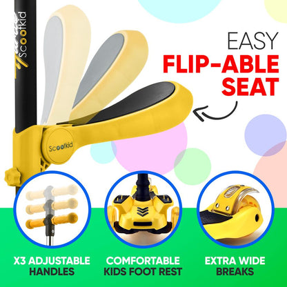 product image number 5 for Hurtle Mini Kids Toy Scooter