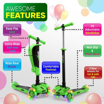 product image number 2 for Hurtle Mini Kids Toy Scooter