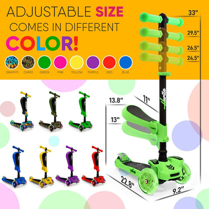 product image number 3 for Hurtle Mini Kids Toy Scooter