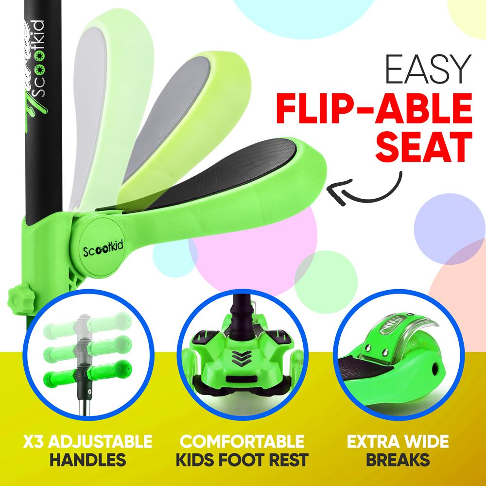 product image number 5 for Hurtle Mini Kids Toy Scooter