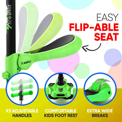 product image number 5 for Hurtle Mini Kids Toy Scooter