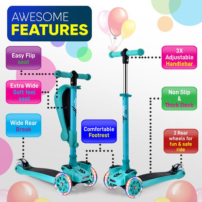 product image number 2 for Hurtle Mini Kids Toy Scooter
