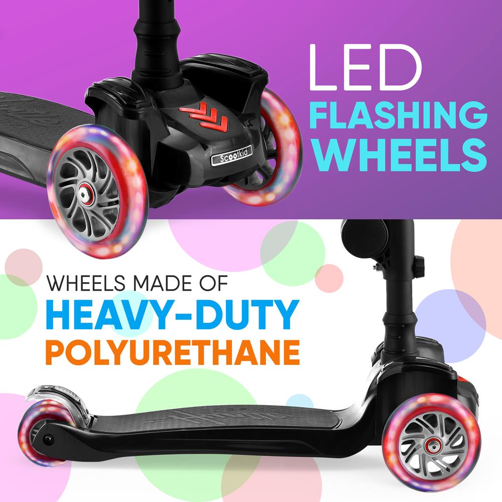 product image number 4 for Hurtle 3-Wheel Kids Scooter