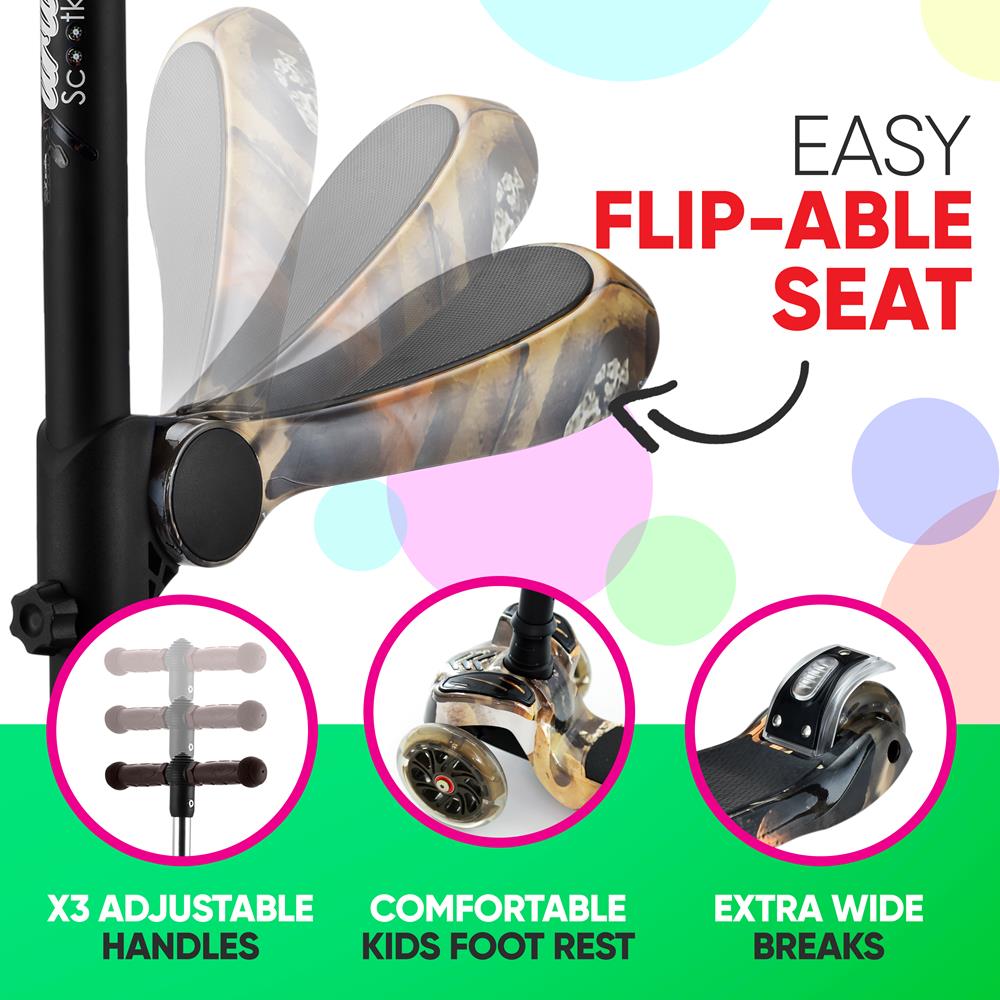 product image number 5 for Hurtle Mini Kids Toy Scooter