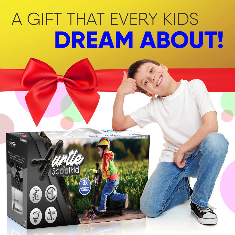 product image number 6 for Hurtle Mini Kids Toy Scooter