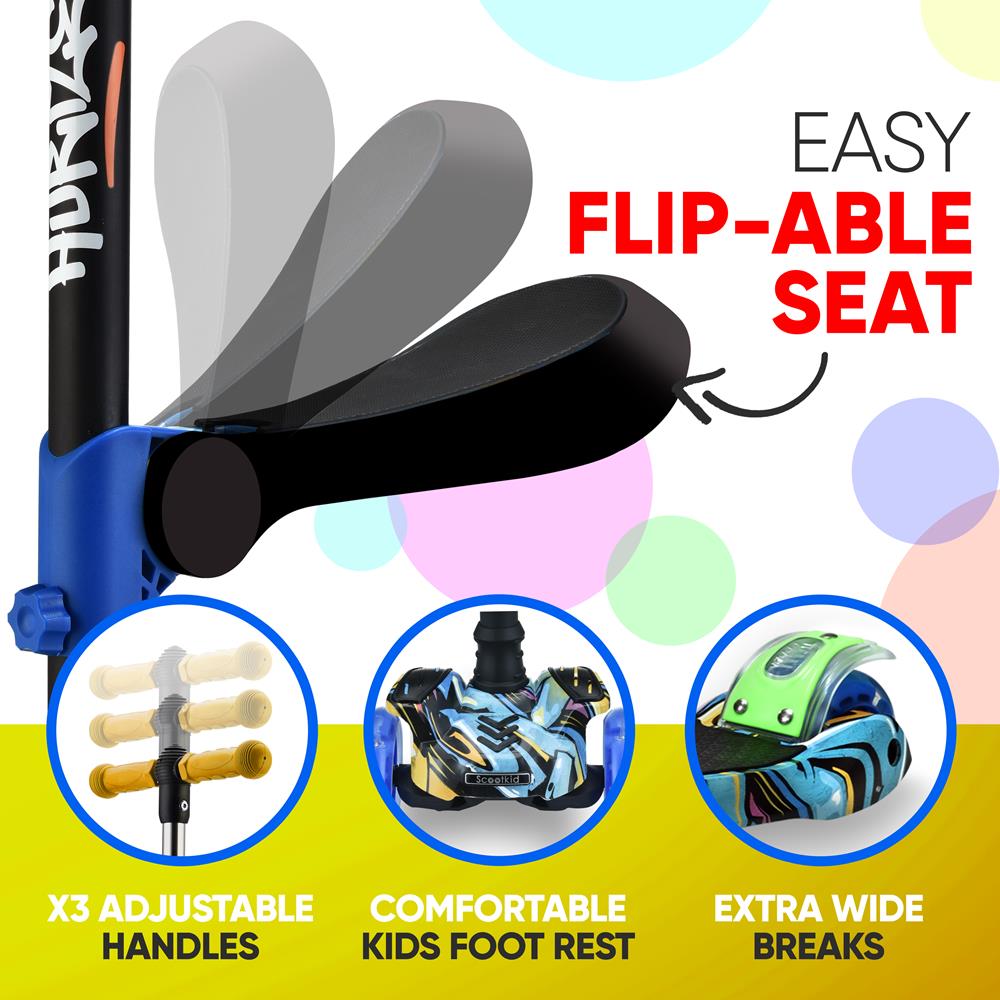 product image number 5 for Hurtle Mini Kids Toy Scooter