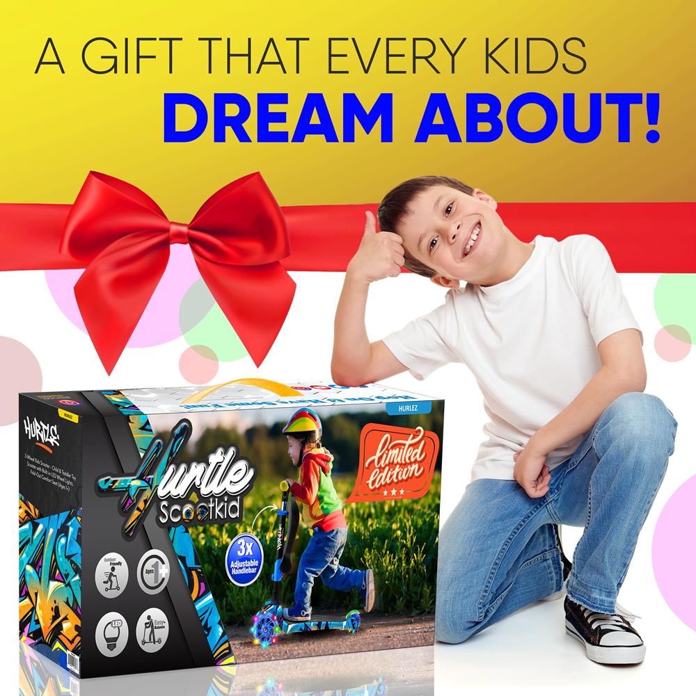 product image number 6 for Hurtle Mini Kids Toy Scooter