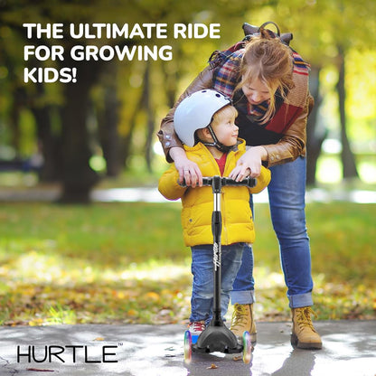 Kids Mini Kickboard Scooter, Adjustable Height, LED Wheels, Ages 2-5