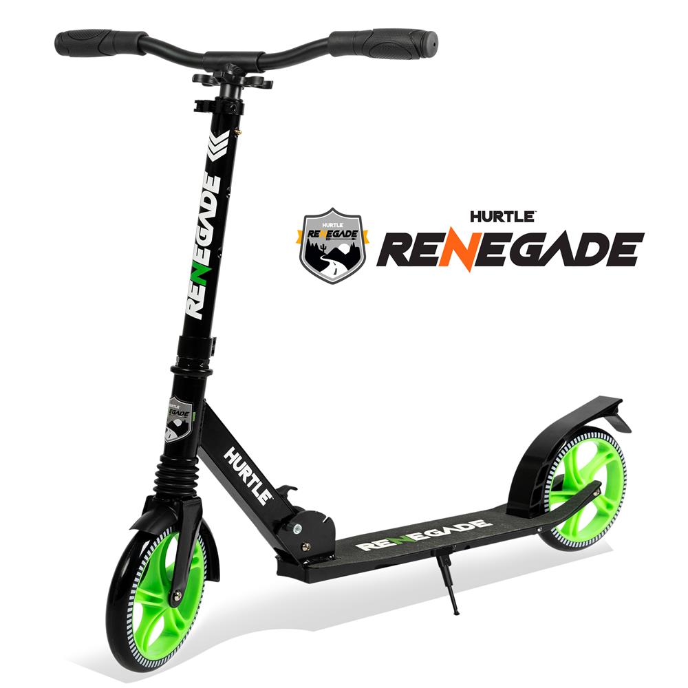 Hurtle Kick Scooter for Teens & Adults, Adjustable Alloy Deck - Thumbnail 2
