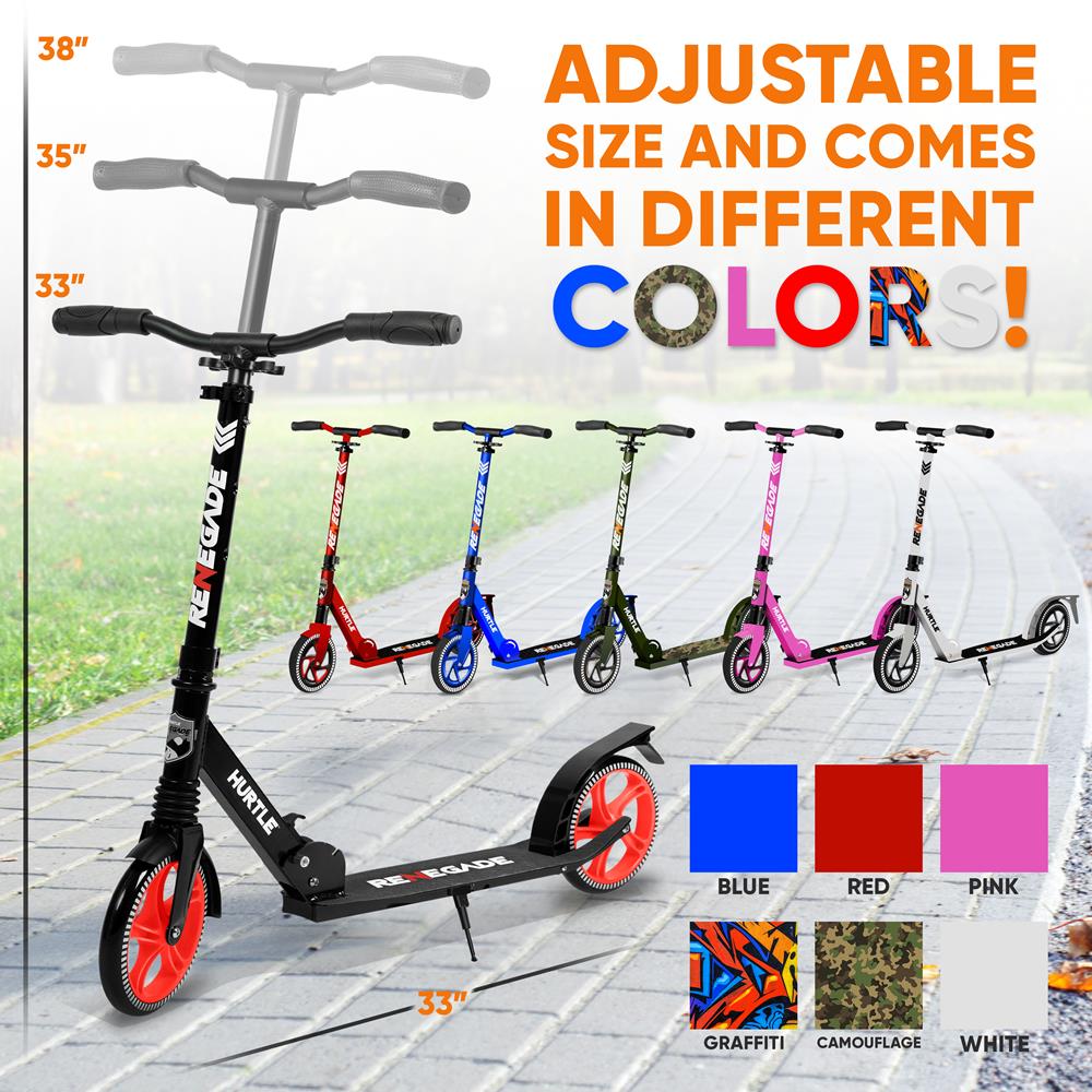 product image number 4 for Hurtle Foldable Kick Scooter
