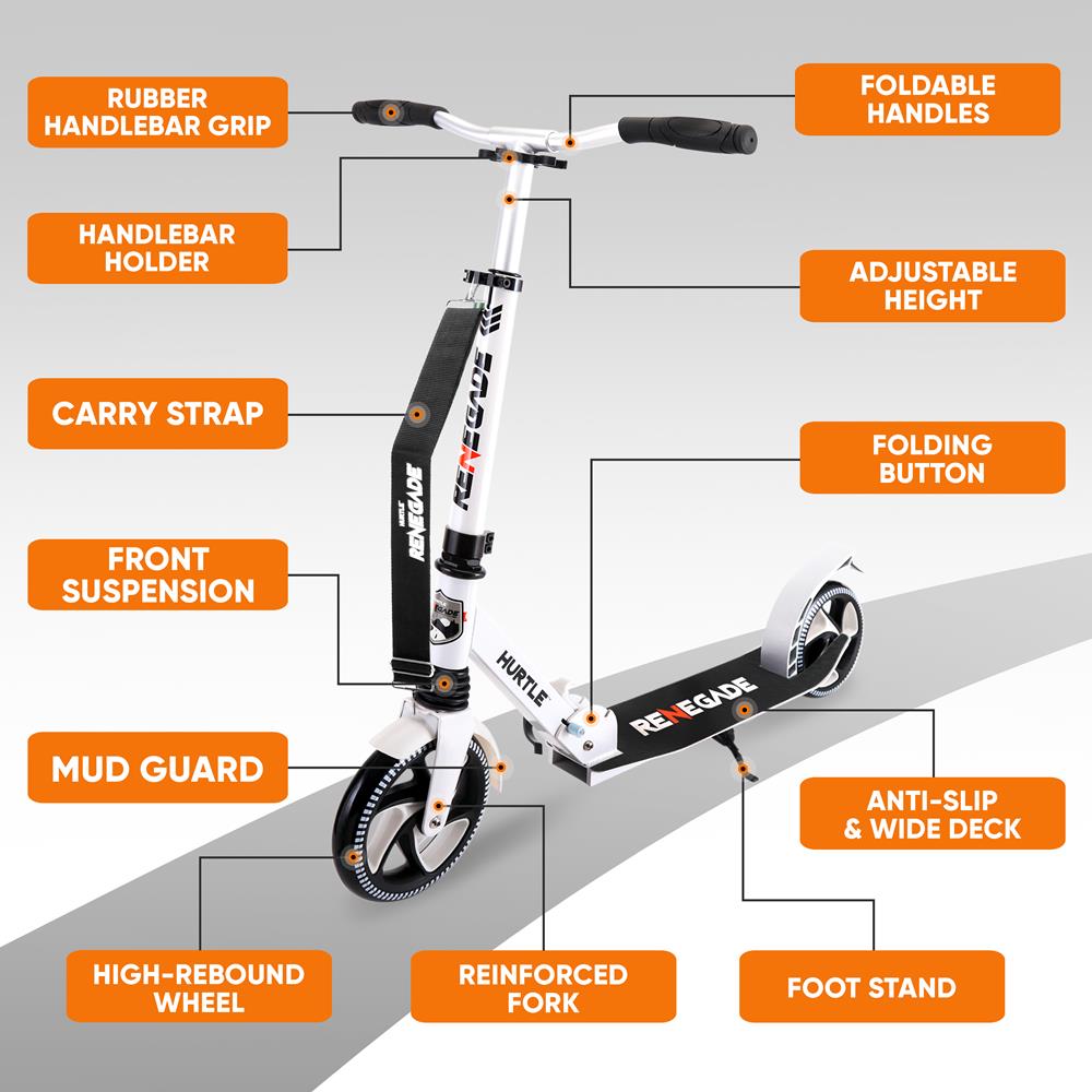product image number 5 for Hurtle Foldable Kick Scooter