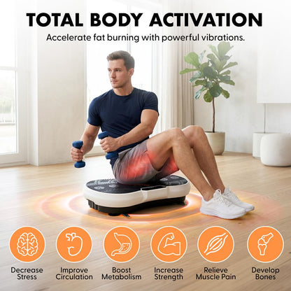 Vibration Platform for Weight Loss, 20 Speeds, ABS, Includes Remote Pyle USA Vibration Platform for Weight Loss, 20 Speeds, ABS, Includes Remote Pyle USA