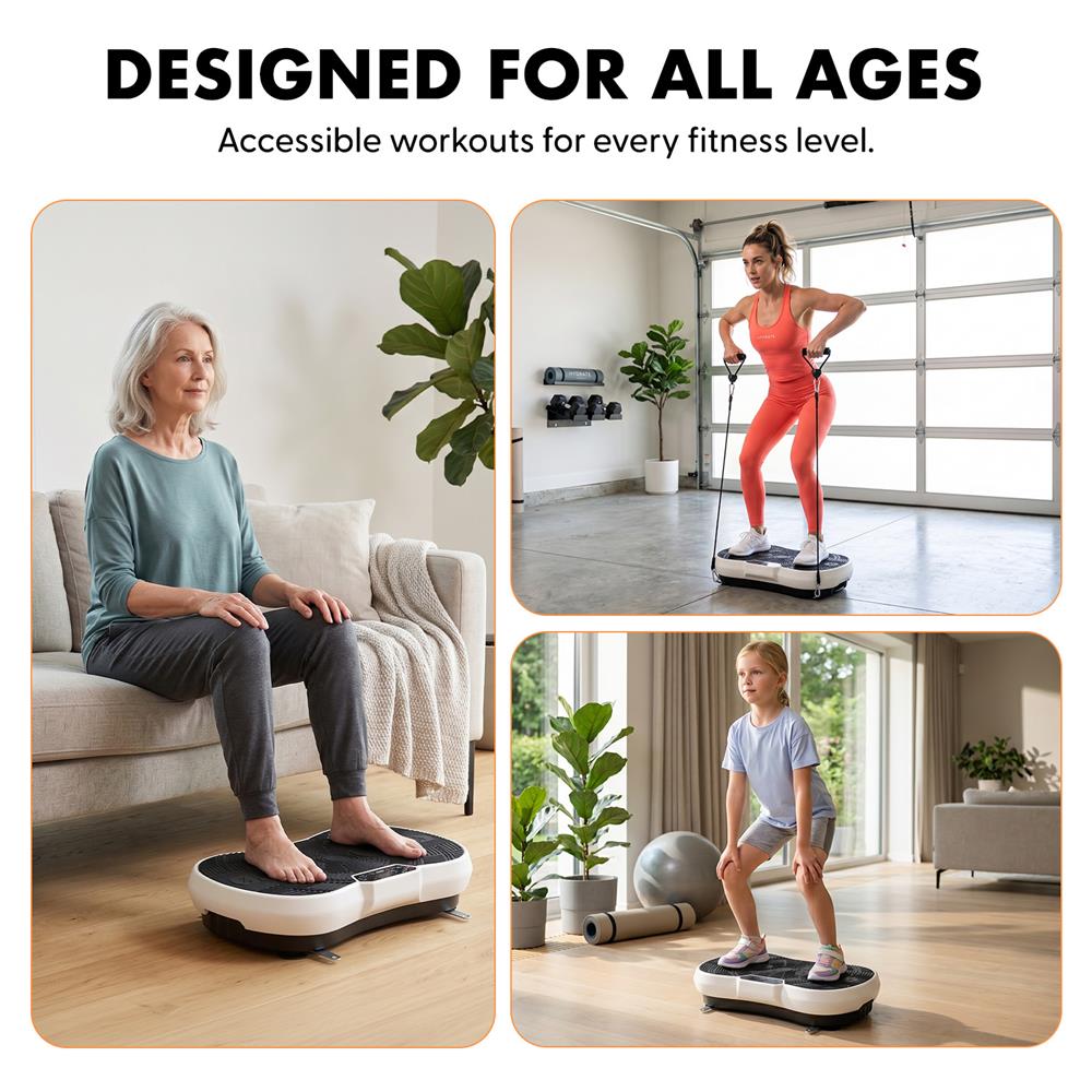 Vibration Platform for Weight Loss, 20 Speeds, ABS, Includes Remote Pyle USA Vibration Platform for Weight Loss, 20 Speeds, ABS, Includes Remote Pyle USA