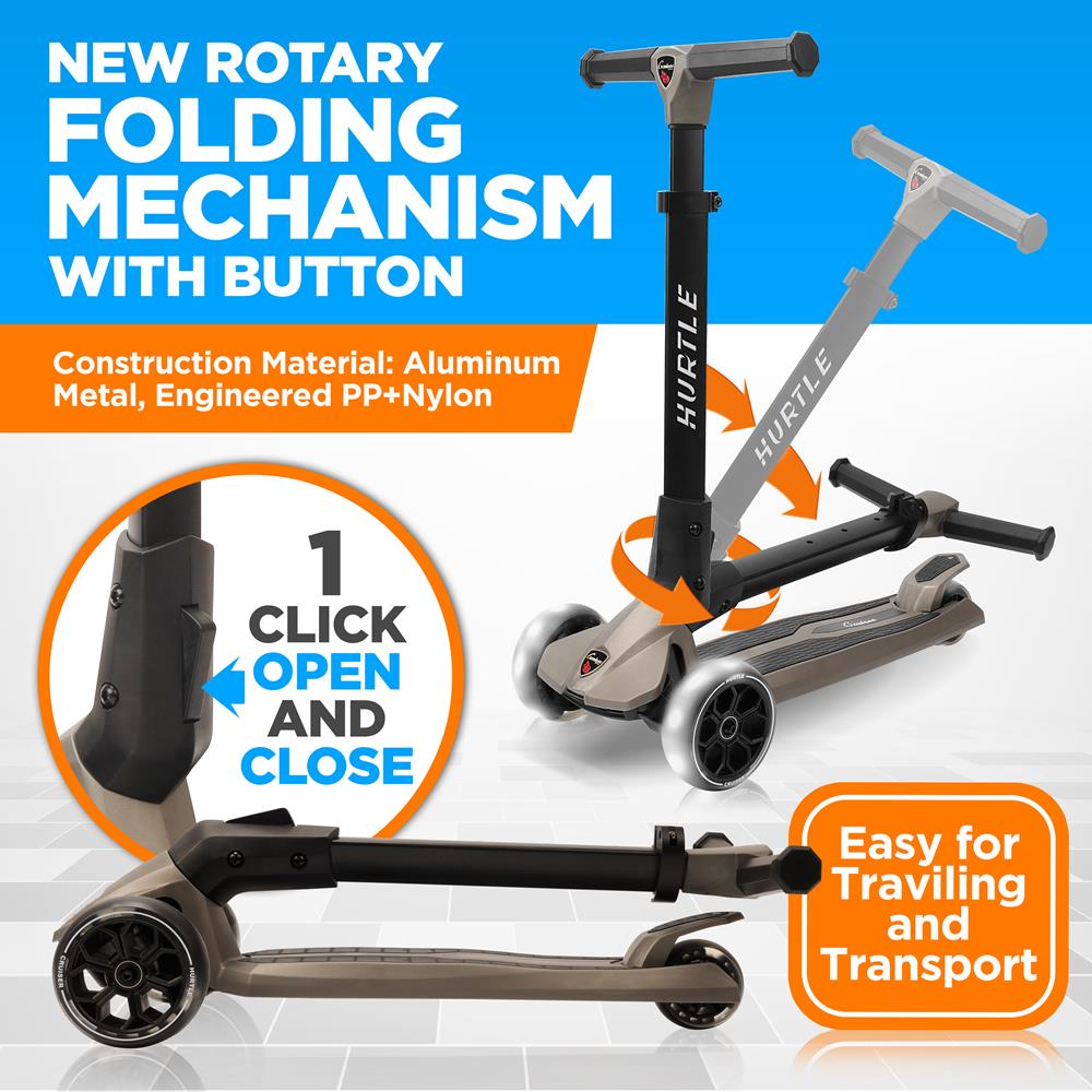 product image number 3 for Hurtle 3-Wheel Foldable Kid Scooter