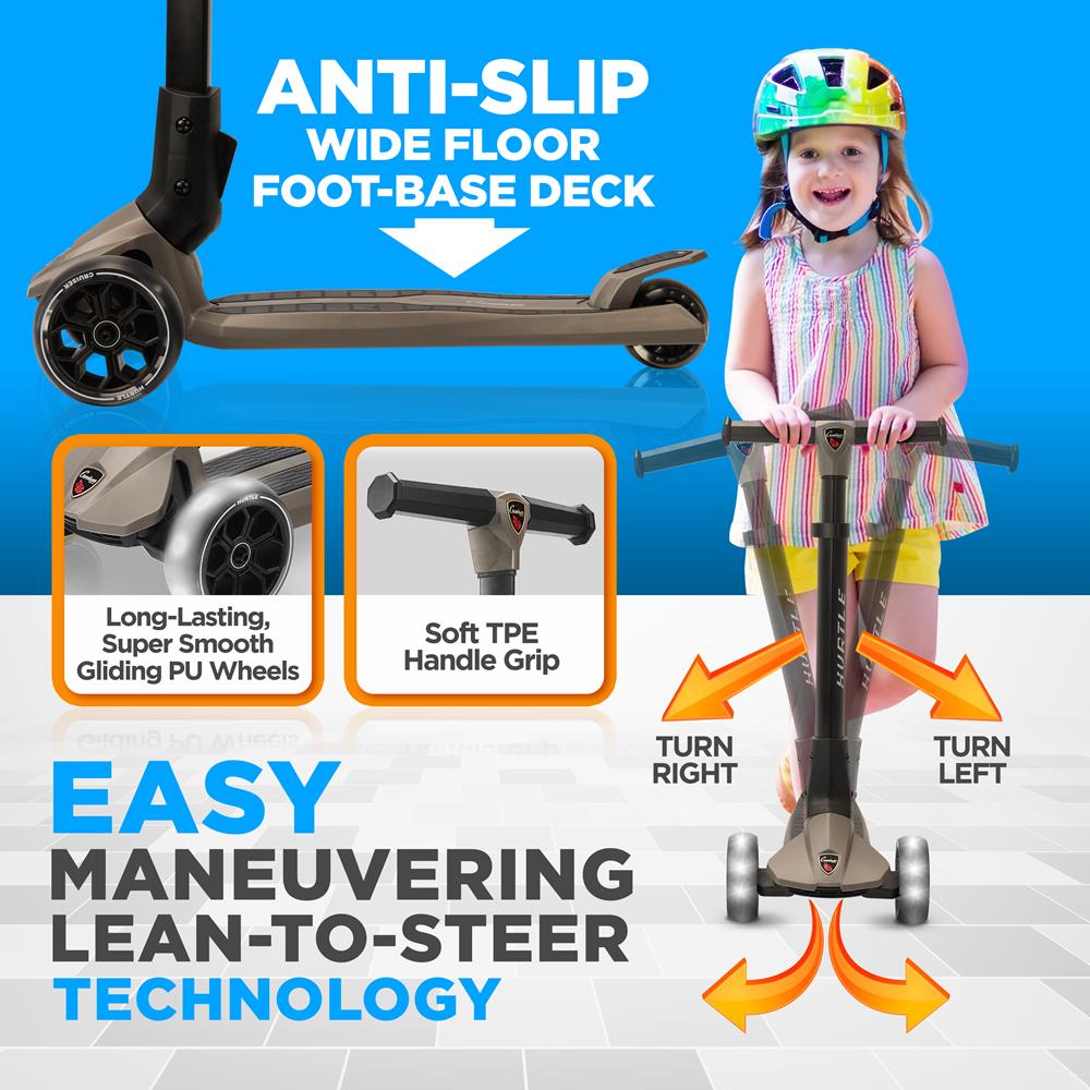 product image number 4 for Hurtle 3-Wheel Foldable Kid Scooter