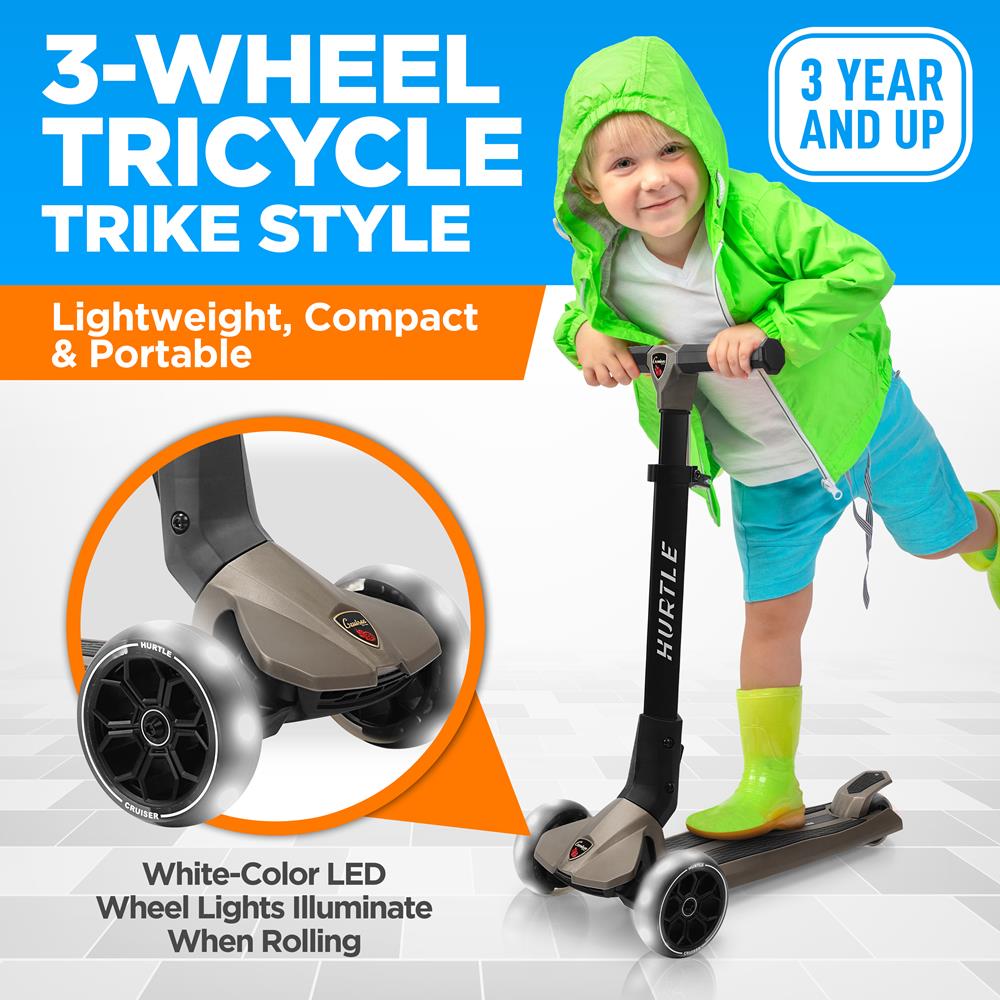 product image number 5 for Hurtle 3-Wheel Foldable Kid Scooter