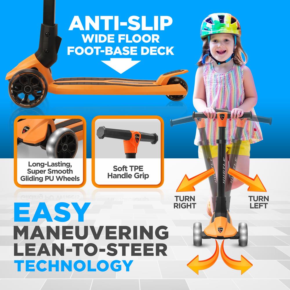 product image number 4 for Hurtle 3-Wheel Foldable Kid Scooter