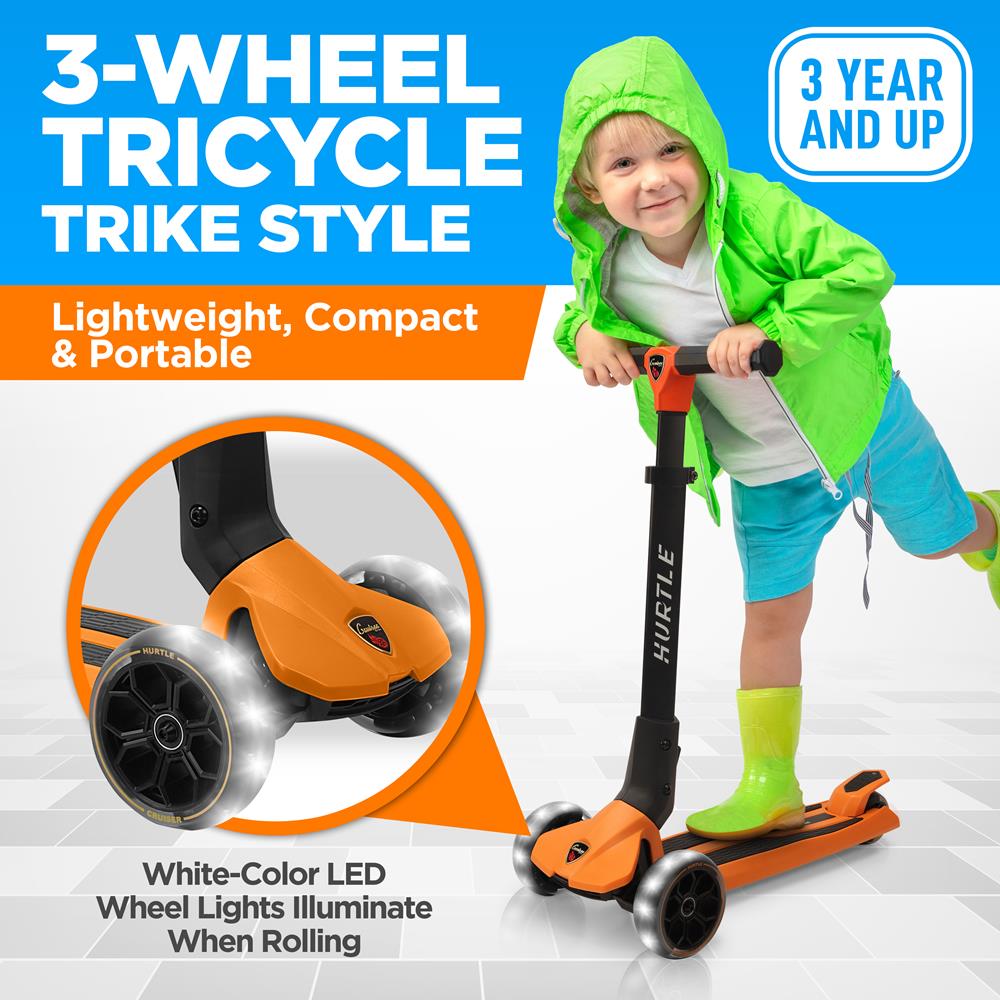 product image number 5 for Hurtle 3-Wheel Foldable Kid Scooter
