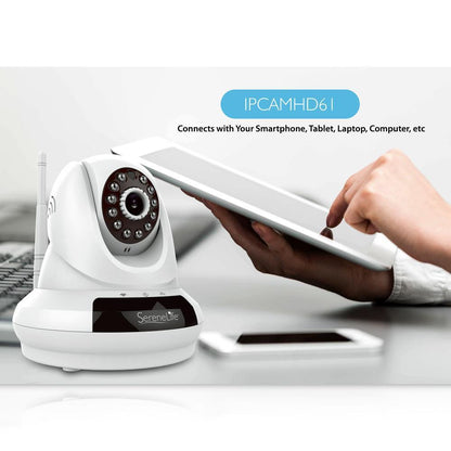 HD Wireless IP Camera, Remote Monitoring, 720p Video, Night Vision