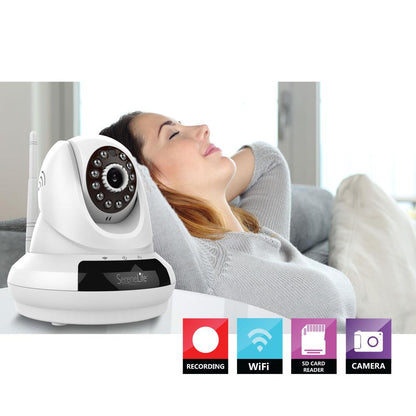 HD Wireless IP Camera, Remote Monitoring, 720p Video, Night Vision