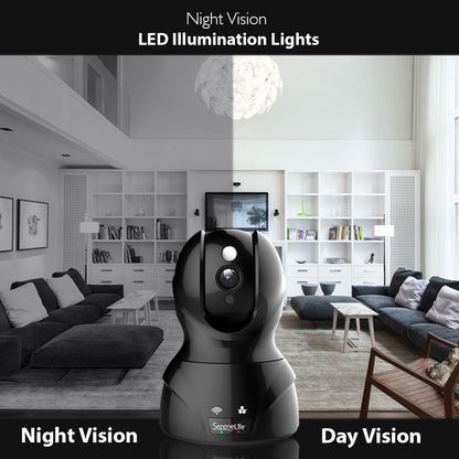 Indoor Wireless IP Camera - 1080p HD, Motion Detection, Night Vision