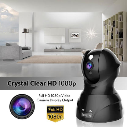 Indoor Wireless IP Camera - 1080p HD, Motion Detection, Night Vision