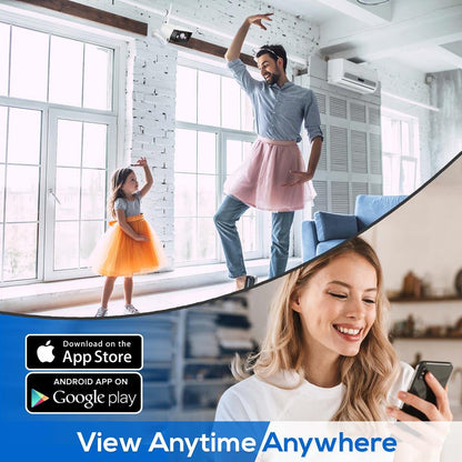 Outdoor Security Camera Night Vision 2MP HD Waterproof WiFi Alexa Compatible