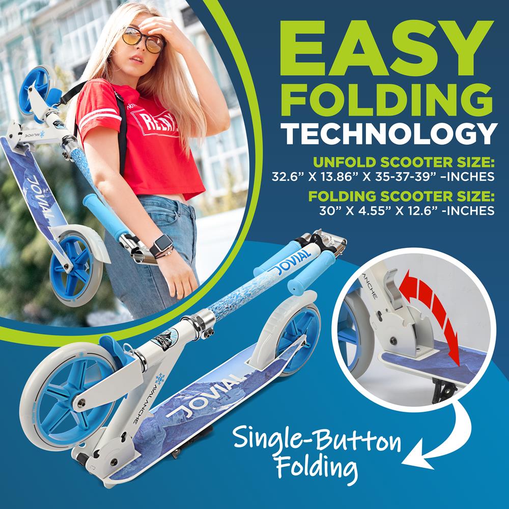 product image number 3 for Pyle Foldable Kick Scooter