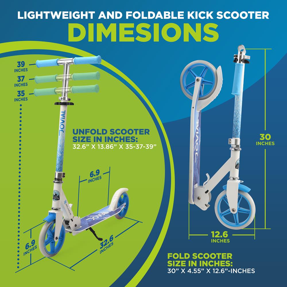 product image number 7 for Pyle Foldable Kick Scooter