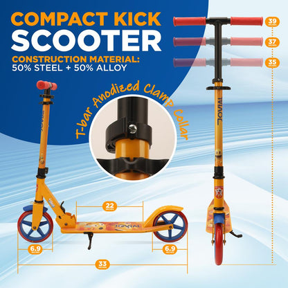 product image number 2 for Pyle Foldable Kick Scooter