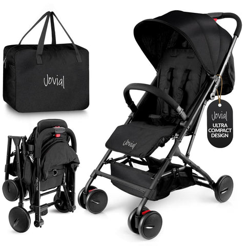 jovial lightweight travel stroller Lightweight Baby Stroller, Compact Fold, Reclining Seat, Aluminum Frame – Pyle USA