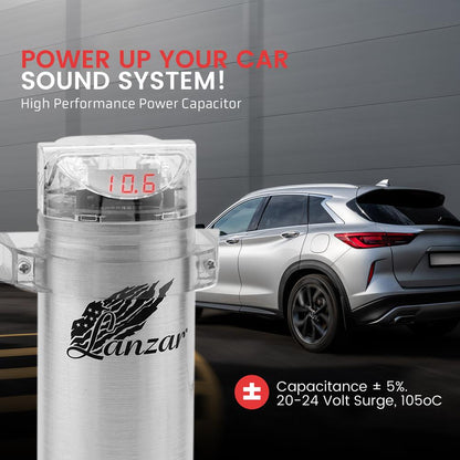 product image number 2 for Lanzar 0.2 Farad Digital Power Capacitor