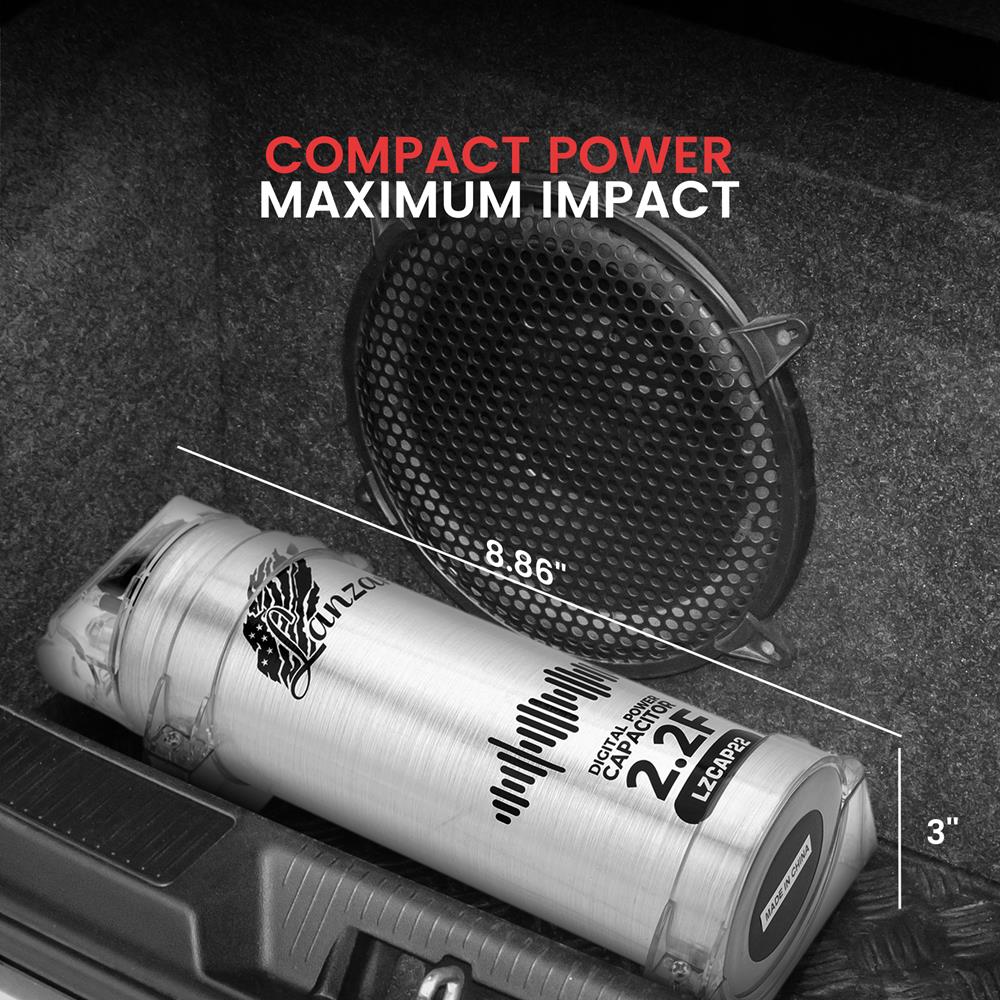 product image number 5 for Lanzar 0.2 Farad Digital Power Capacitor