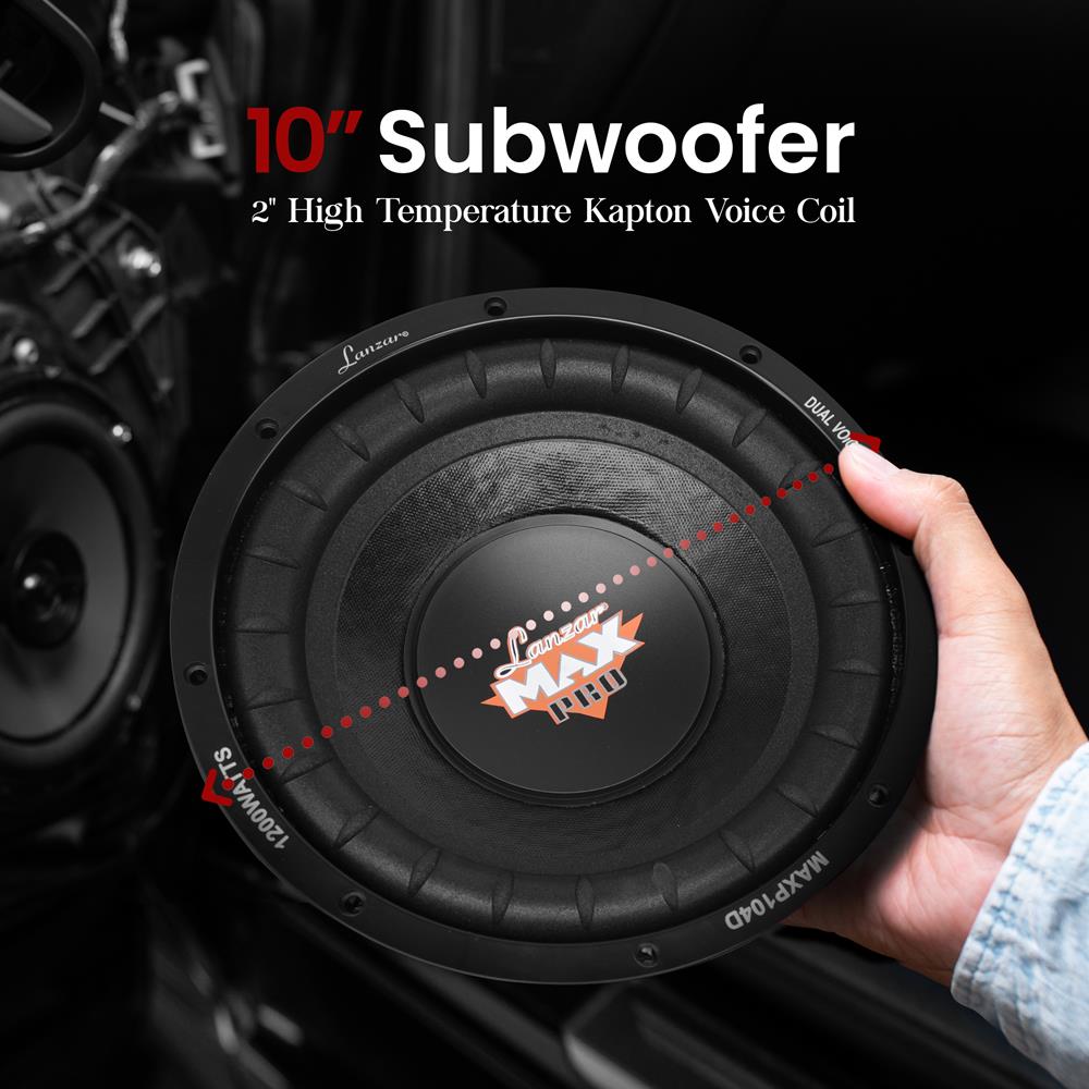 product image number 2 for Lanzar Max Pro 10" Dvc Woofer
