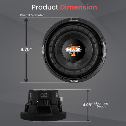 product image number 2 for Lanzar Lanzar 8" Max Woofer