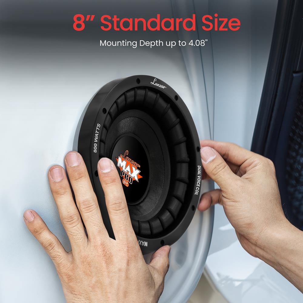 product image number 4 for Lanzar Lanzar 8" Max Woofer
