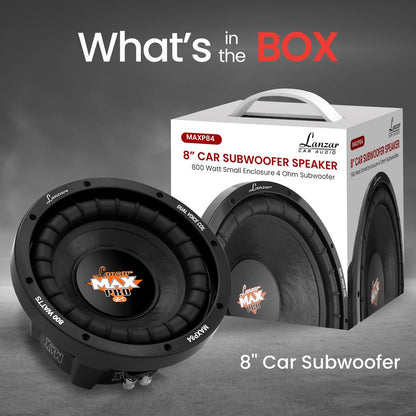 product image number 6 for Lanzar Lanzar 8" Max Woofer