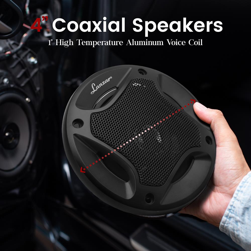 product image number 2 for Lanzar Lanzar Max 4" Coaxial