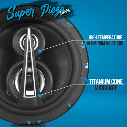 product image number 4 for Lanzar Lanzar Max 6.5" Triaxial