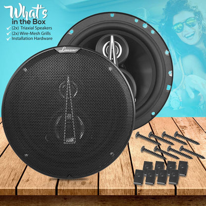 product image number 7 for Lanzar Lanzar Max 6.5" Triaxial