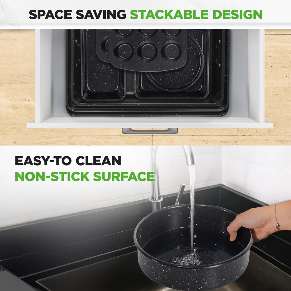 8-Piece Non-Stick Bakeware Set - Thumbnail 4