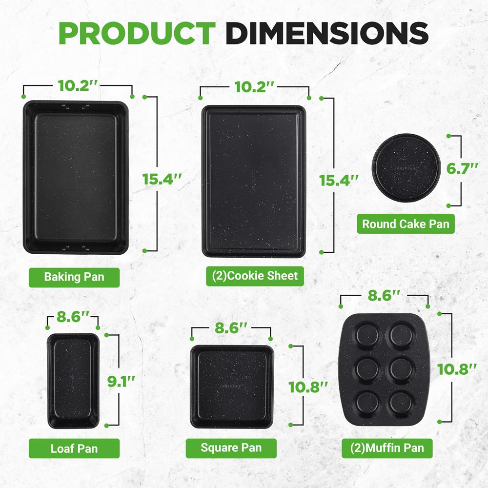 8-Piece Non-Stick Bakeware Set - Thumbnail 5